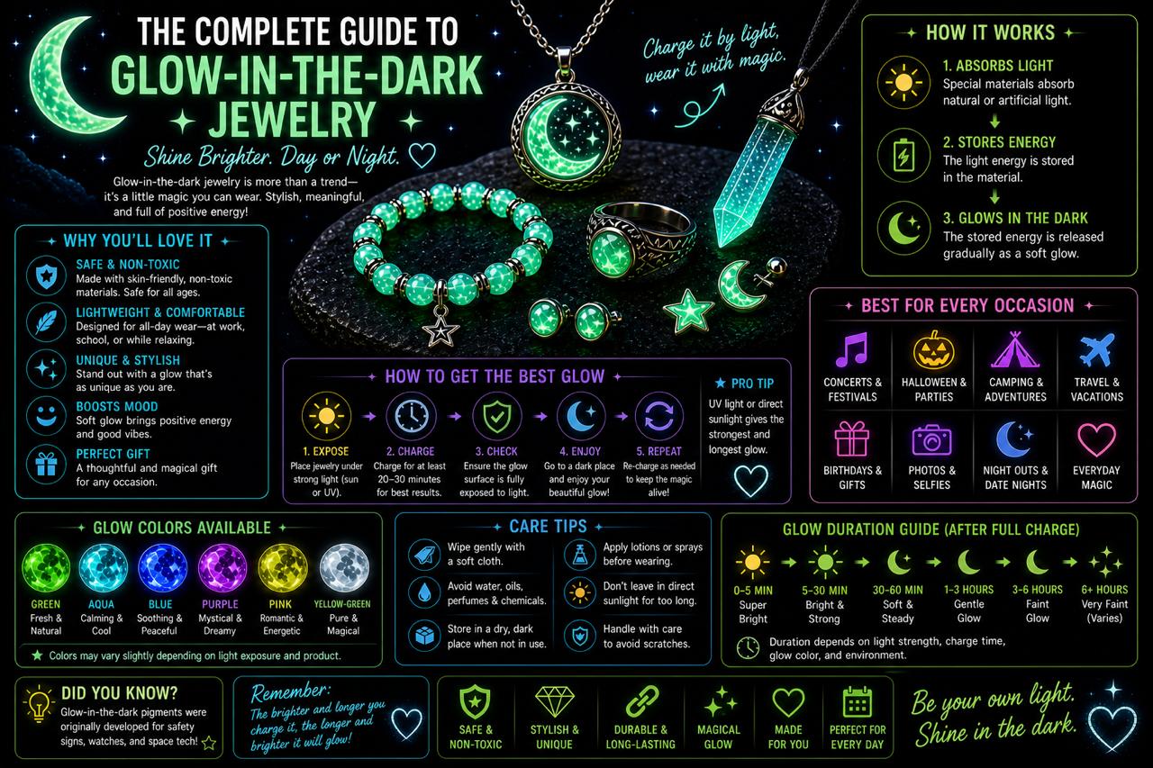 Best Glow-in-the-Dark Jewelry for Beginners