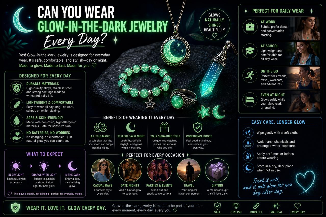 Can You Wear Glow-in-the-Dark Jewelry Every Day?