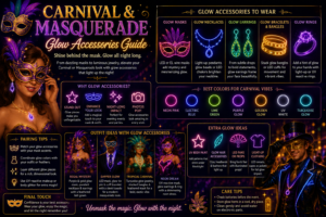 Carnival and Masquerade Glow Accessories Guide: Luminous Jewelry for Magical Party Looks