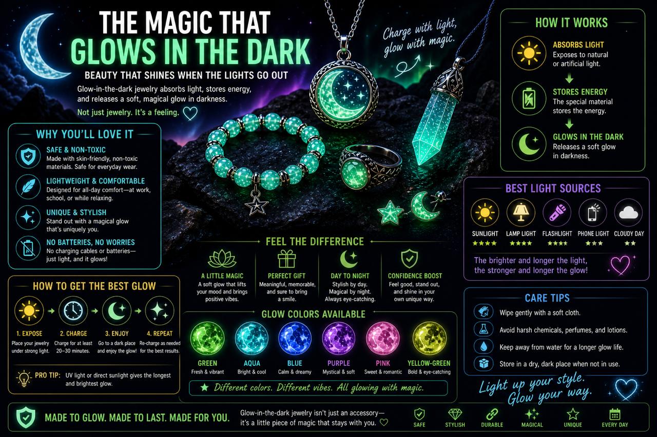 Glow-in-the-Dark Jewelry Myths: What Buyers Should Know