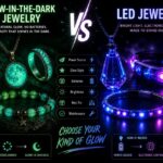 Glow-in-the-Dark vs LED Jewelry: What’s the Difference?