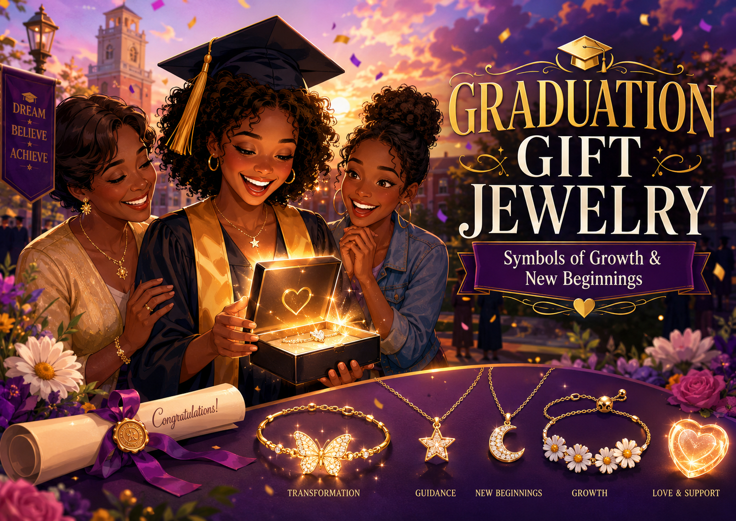Graduation Gift Jewelry: Symbols of Growth and New Beginnings