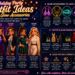 Holiday Party Outfit Ideas with Glow Accessories: Festive Jewelry Looks That Shine After Dark