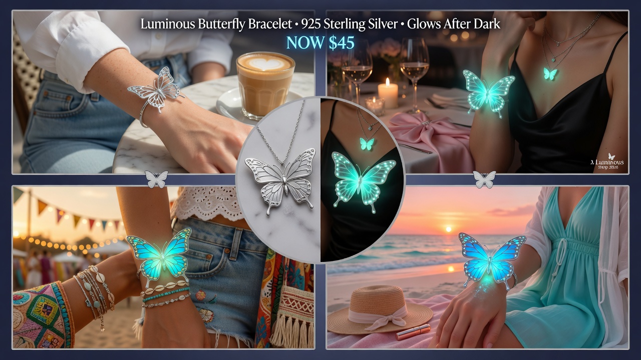 How to Style a Luminous Butterfly Bracelet