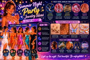 Summer Night Party Jewelry Ideas: Glow Accessories for Warm Evenings, Dancing and Magical After-Dark Looks