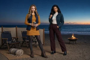 camping accessories: The Subtle Art of Looking Memorable with Night Outdoor Accessories At Beach Bonfires