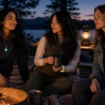 camping accessories styled for campfire night outfit