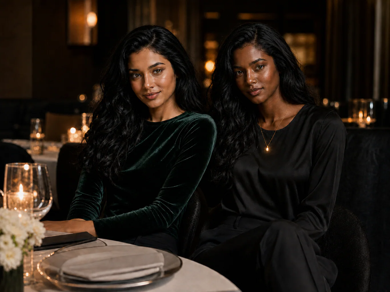 celebration jewelry styled as birthday dinner jewelry without looking overdressed