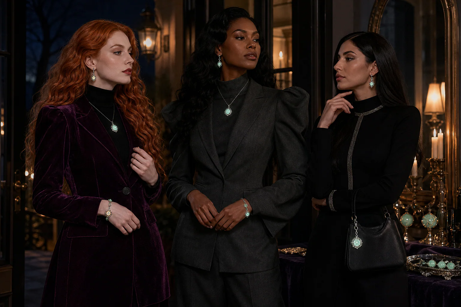 celebration jewelry: Celebration Jewelry: How to Wear Holiday Glow Jewelry When the Outfit Is Already Bold For Halloween Night
