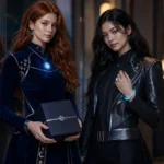 Character styling accessories photographed after dark for a Comic Con cosplay look