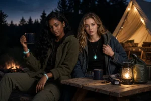 festival camping jewelry: Festival Camping Jewelry: How To Make Night Outdoor Accessories Work With Everyday Clothes On Camping Trips