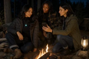 festival camping jewelry: The Photo Test: How to Know If Night Outdoor Accessories Will Work Around Campfire Nights