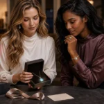 Unique jewelry gifts for women styled as a premium luminous gift
