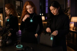 glow holiday accessories for an anti-boring Halloween outfit