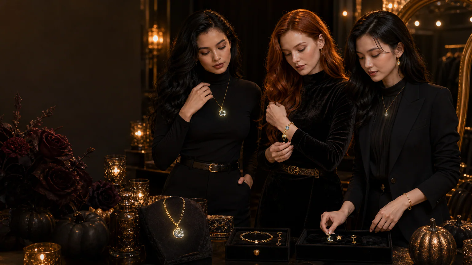 Halloween glow jewelry: Halloween Glow Jewelry: How To Create A Luminous Capsule Of Holiday Glow Jewelry For Halloween Night