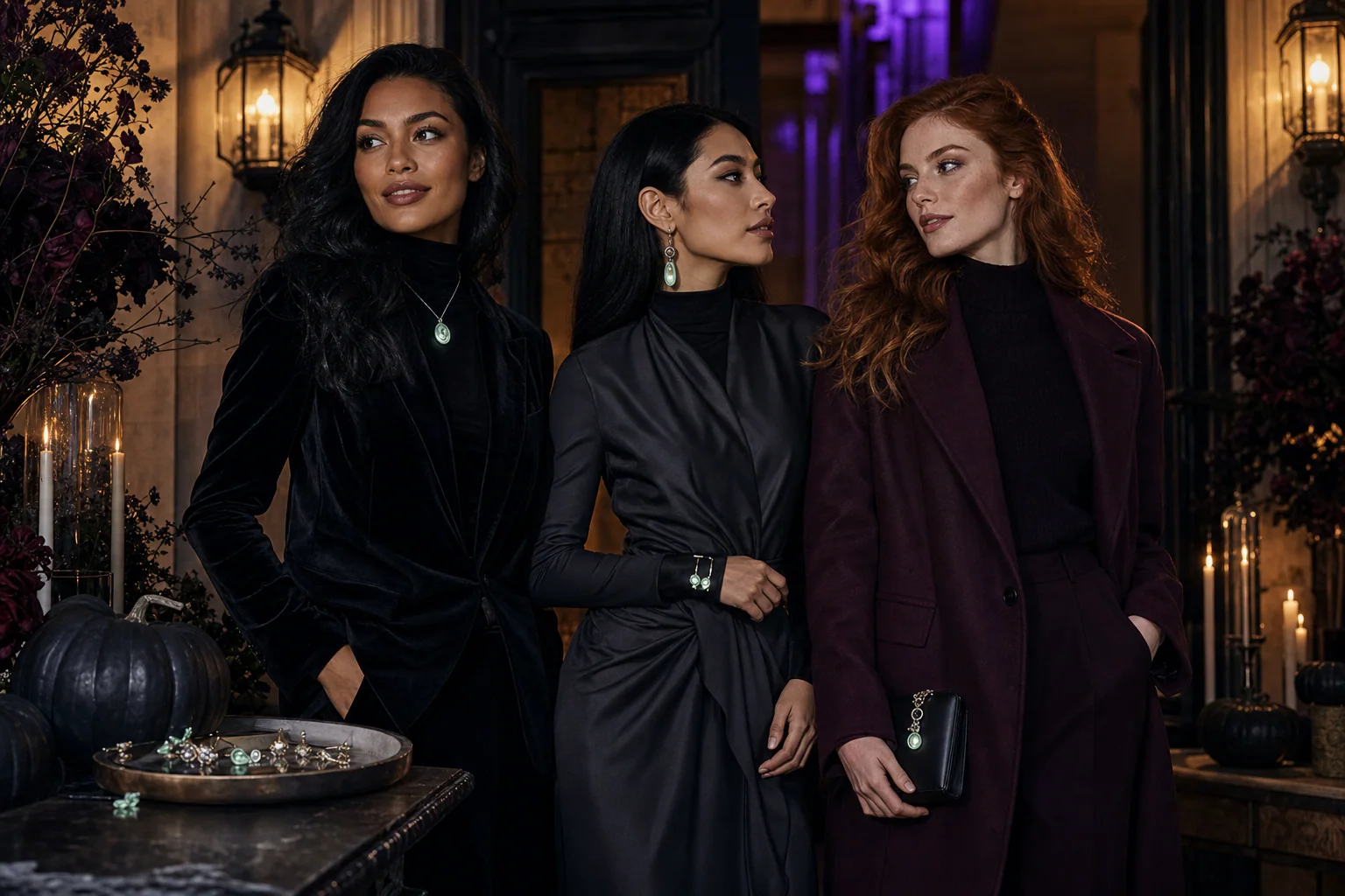 Halloween glow jewelry: Halloween Glow Jewelry: The Quiet-Luxury Approach to Party Jewelry For Halloween Night