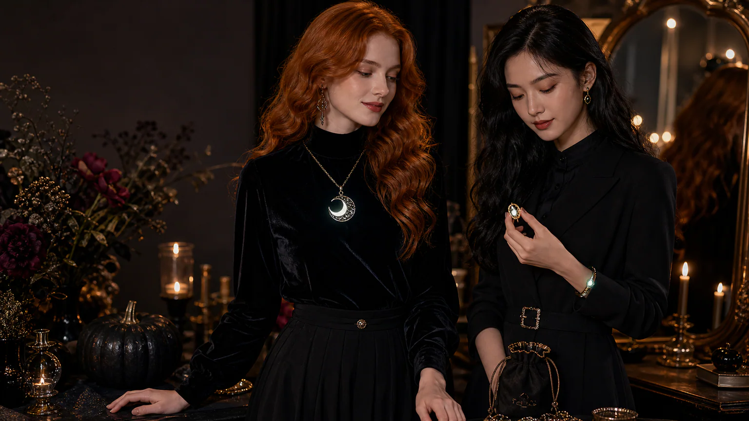 holiday jewelry: Holiday Jewelry: The Smart Way To Wear Fantasy-Inspired Holiday Glow Jewelry For Halloween Night