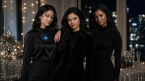 holiday jewelry: The Realistic Expectations Guide to Holiday Glow Jewelry In New Year Photos