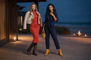 luminous accessories for camping at a beach bonfire