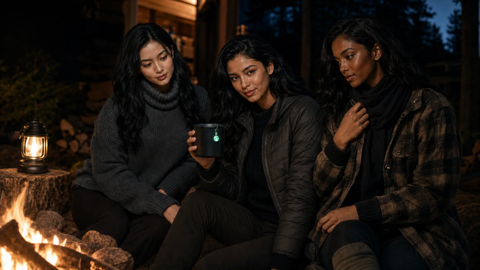 night outdoor jewelry: How to Make Night Outdoor Accessories Feel Intentional in Photos Around Campfire Nights