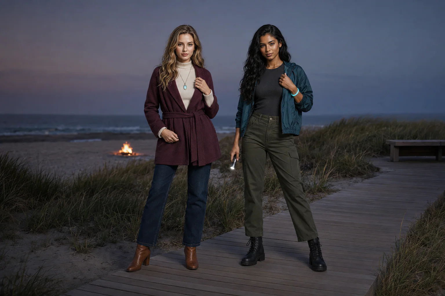 night outdoor jewelry: What Night Outdoor Accessories Says About Personal Style At Beach Bonfires