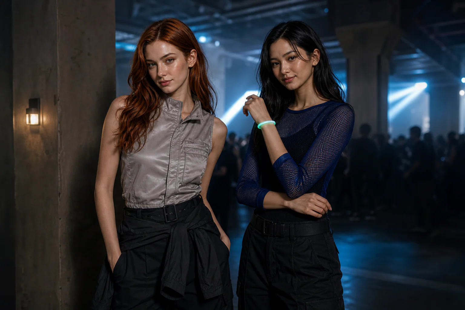 rave accessories as one-piece warehouse rave accessory