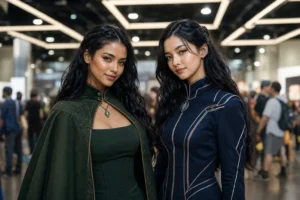 comic con accessories: How to Pair Cosplay Accessories with Makeup, Hair, and Necklines For Subtle Cosplay