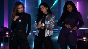 rave outfit accessories styled for a glow party