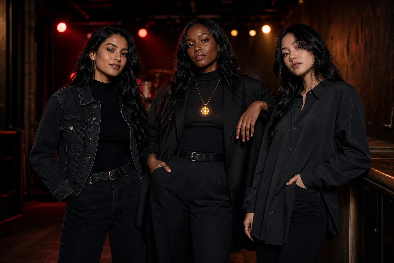 statement jewelry for concerts styled as one focal piece