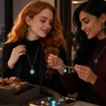 unique jewelry gifts styled for intentional gift photos