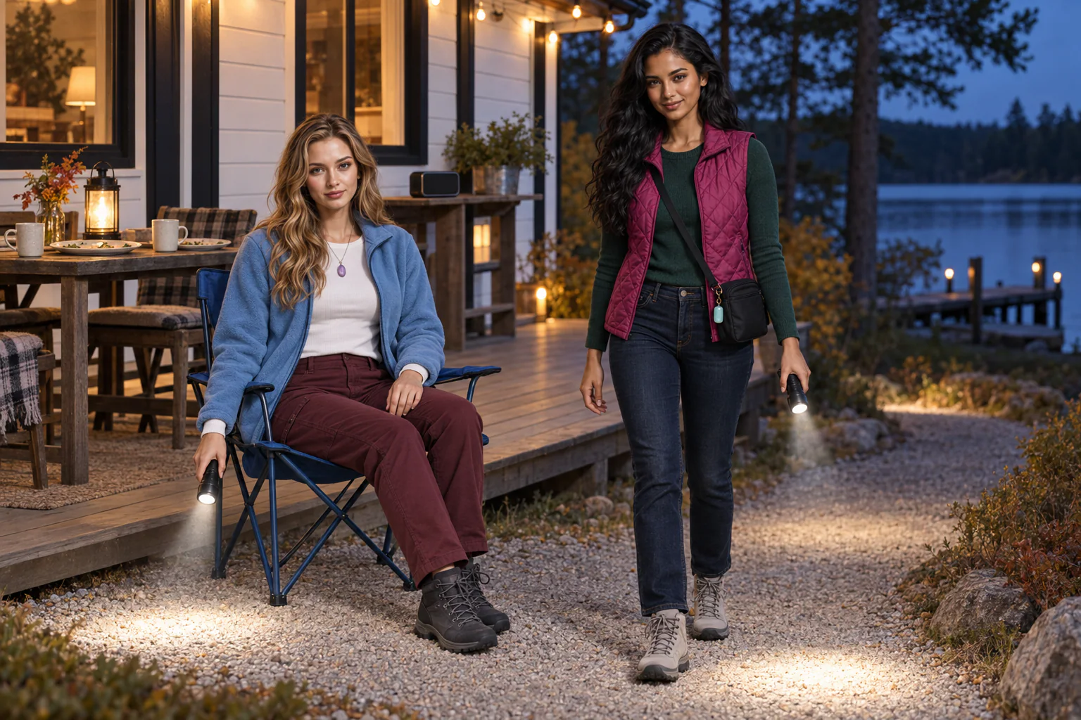 festival camping jewelry: How to Wear Night Outdoor Accessories from Dinner to Dancing During Night Walks